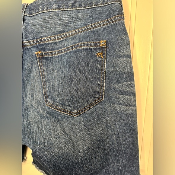Madewell Raw EdgeHigh Rise Boy Denim Shorts C1737 size 26 - Picture 6 of 9